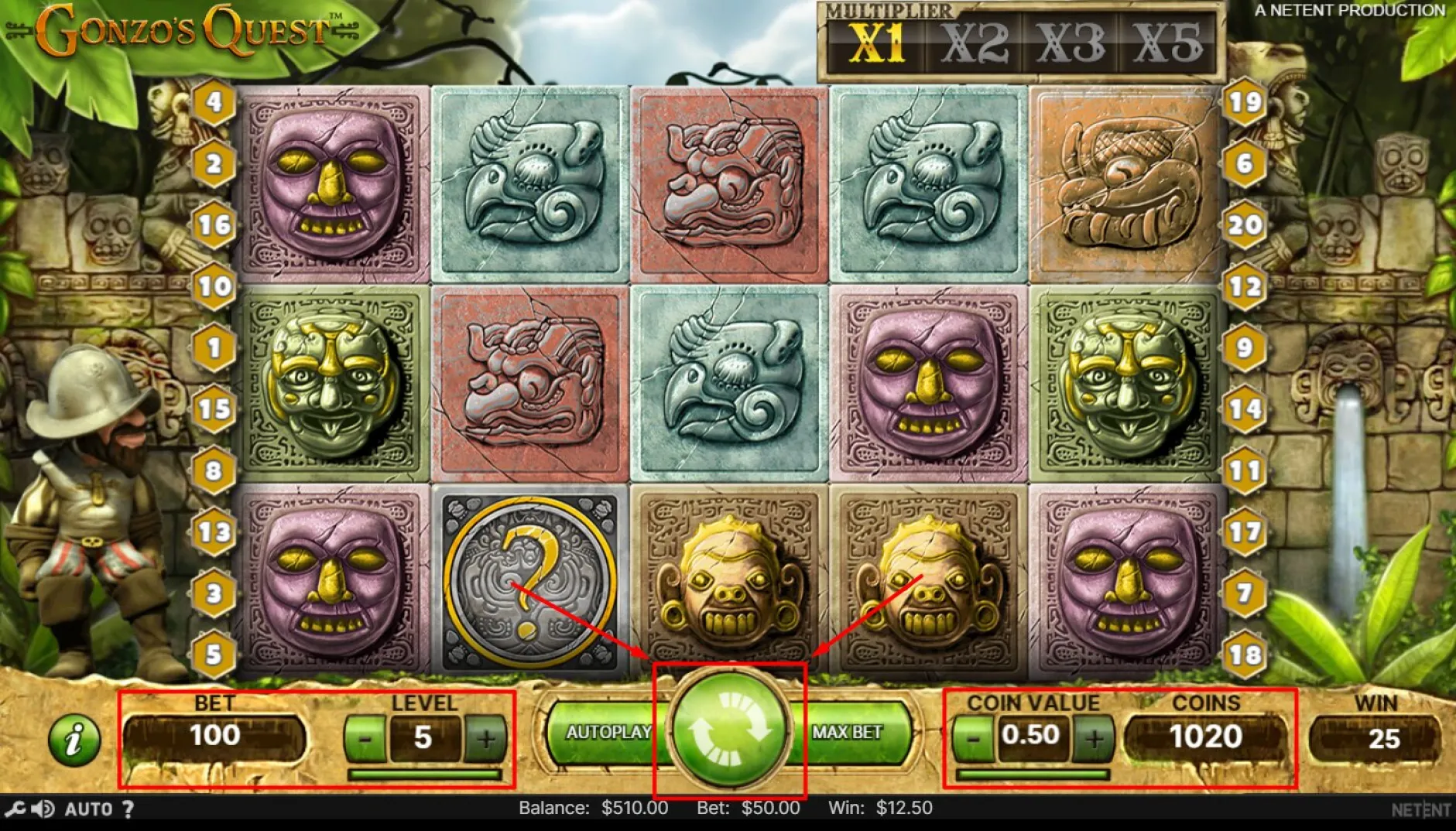 Gonzos Quest Demo