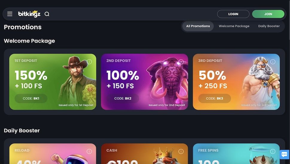 bitkings bonuses